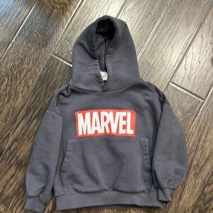 Zara Marvel superhero hooded sweatshirt. Size 5-6